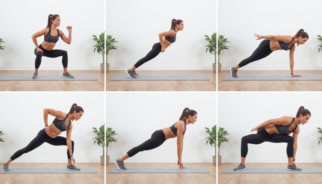 Six beginner-friendly bodyweight exercises for home workouts