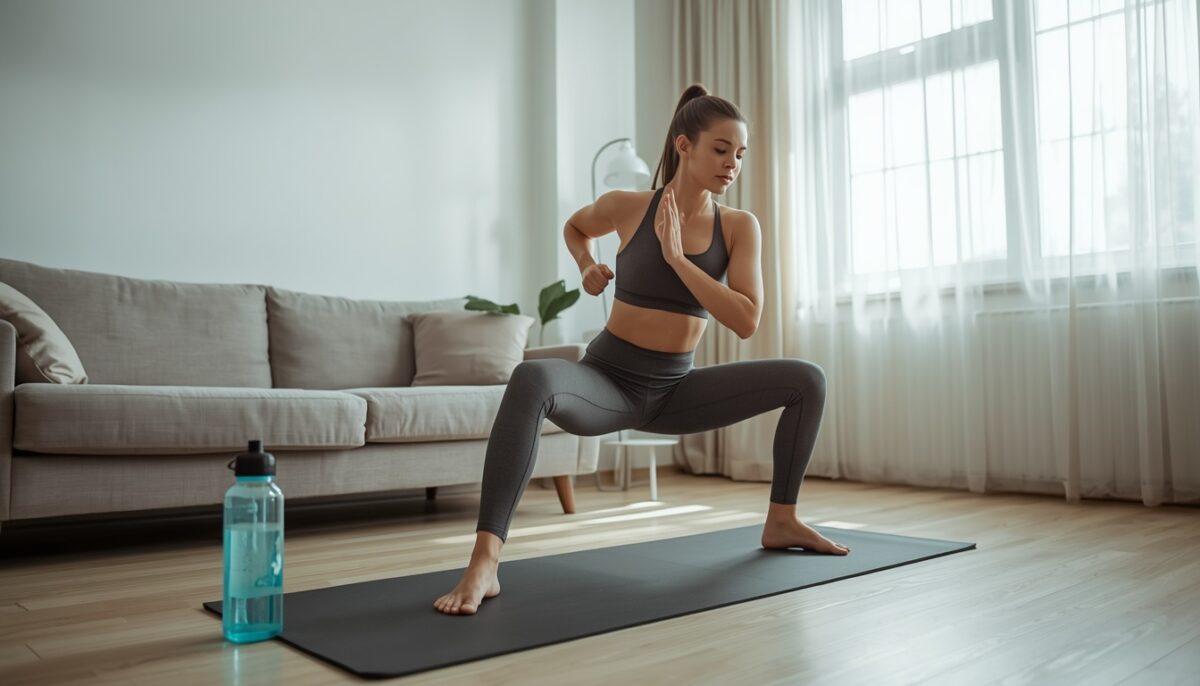 10-minute warm-up routine before exercising at home