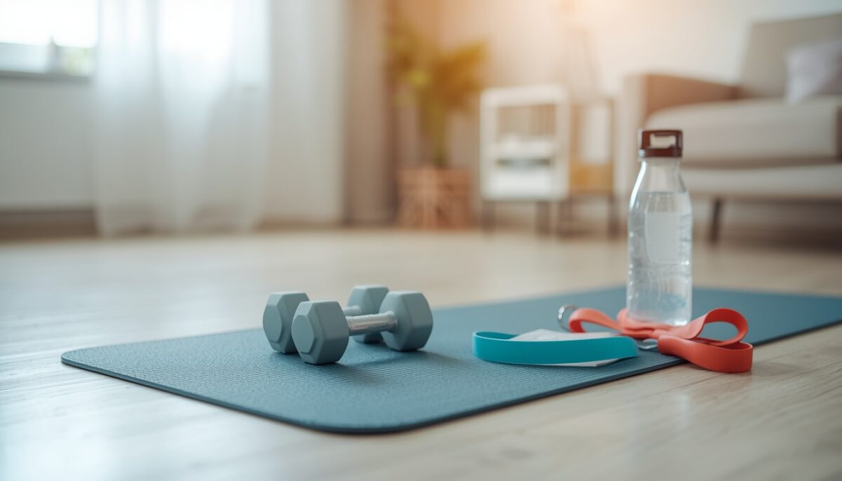 Beginner upper body home workout routine at home