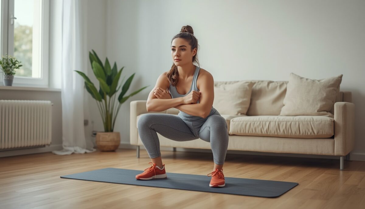 Day 1 full-body home workout for beginners